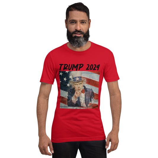 Mens "Trump 2024 - Uncle Sam" T-Shirt